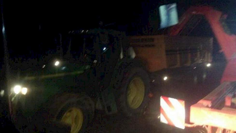 Kristian Janse uit Hank ging tot laat door, met in zijn achterhoofd de vraag: Wel of geen regen morgen.