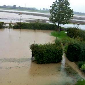 De polder Hoenderhoek verandert in een watervlakte, aldus Anneke Lugtenberg.