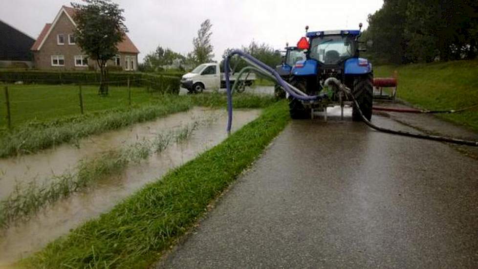 Het is pompen met de kraan open, zegt Mark Witte uit Goedereede.