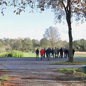 Het demoveld ligt aan de overzijde van PPO Marwijksoord.