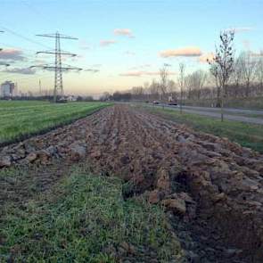 HetHet ploegen ging nog niet, de grond was nog te nat. ‘We hebben het geprobeerd, maar we kregen het er niet mooi onder’, zegt Stef Sijben. ploegen ging nog niet, de grond was nog te nat.