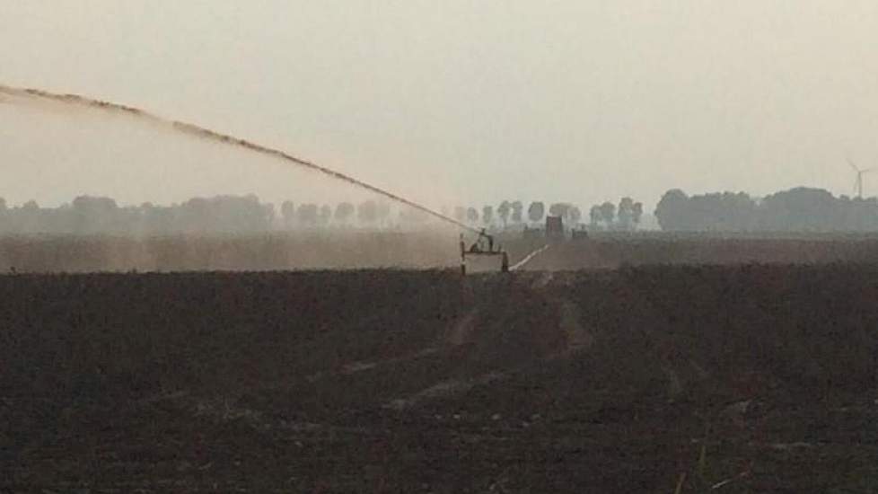 Olaf van Campen blijft het een gek gezicht vinden. ‘Al die haspels in de polder op 16 september.’