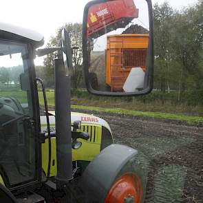 ..werden snel naar de schuur gereden...