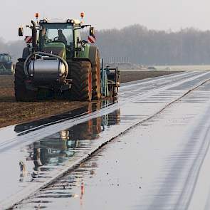Vorig jaar ontsmette Joldersma zo’n 650 hectare.