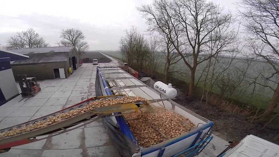 Uien afleveren 2015 Harrysfarm