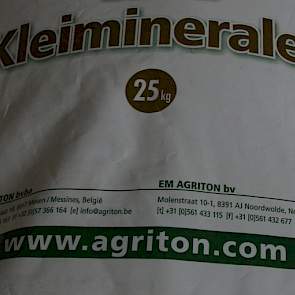 Kleimineralen verrijken het mengsel.