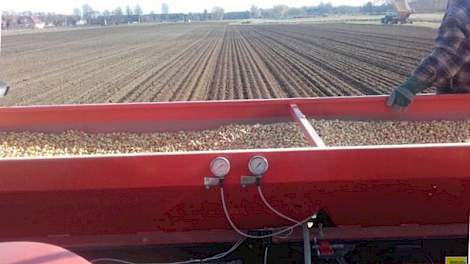 De eerste plantuien zitten weer in de grond, twittert akkerbouwer Nils van Tilbeurgh uit Oud Vossemeer.