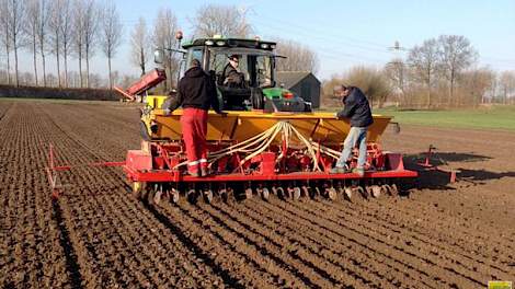 Onder prima omstandigheden wordt het eerste perceel plantuien van het ras Troy geplant, meldt Eric Moerdijk van pakstation Monie.