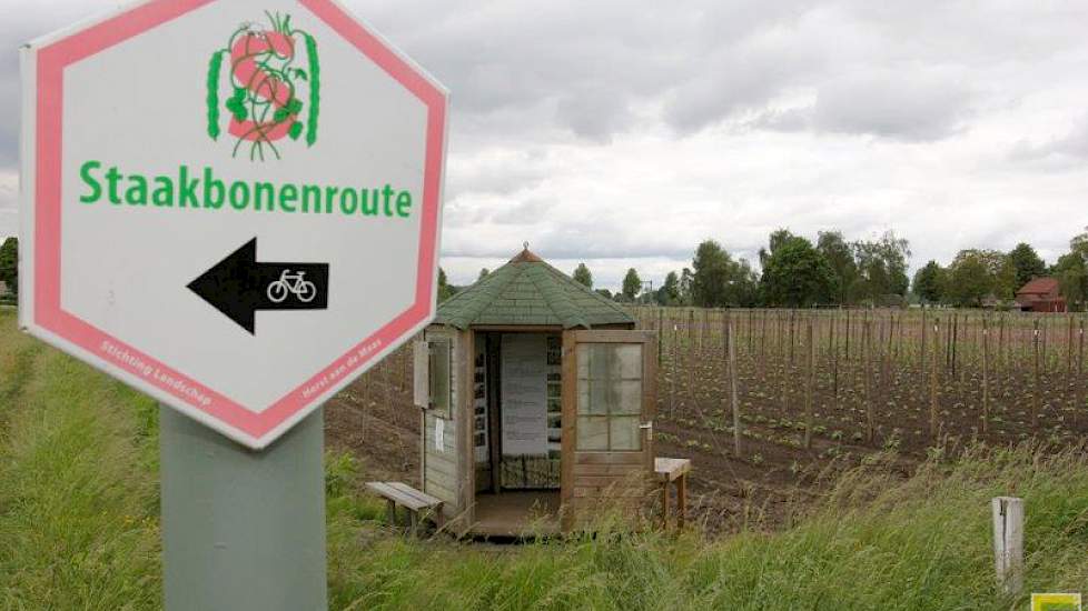 Een speciale route vertelt toeristen meer over de staakbonen in Hegelsom.