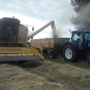 Omdat er aardig wat gedorst moest worden, werkte Verhage de afgelopen dagen hard en lang door.