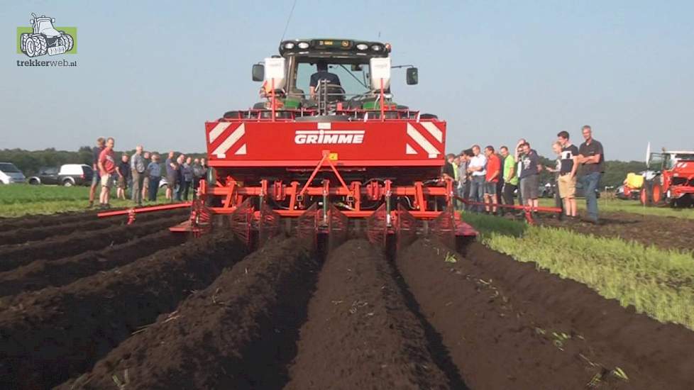 Druk bezochte Avebe aardappel pootdemo in september Trekkerweb