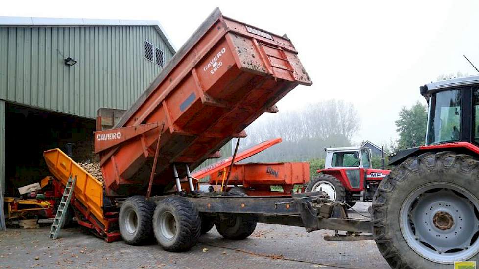 Nadat de zakken zijn geplaatst houdt iedere teler de uren bij waarop hij de aardappelen ventileert, zowel de interne als de externe uren. Ook noteert hij het ras en hoe de aardappelen zijn binnengekomen.