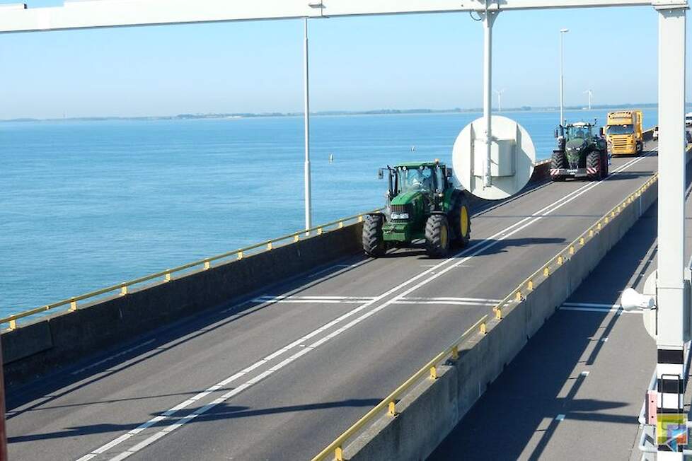 Tot nu toe hebben achttien agrarische ondernemers een ontheffing aangevraagd voor de brug. Foto: ZLTO