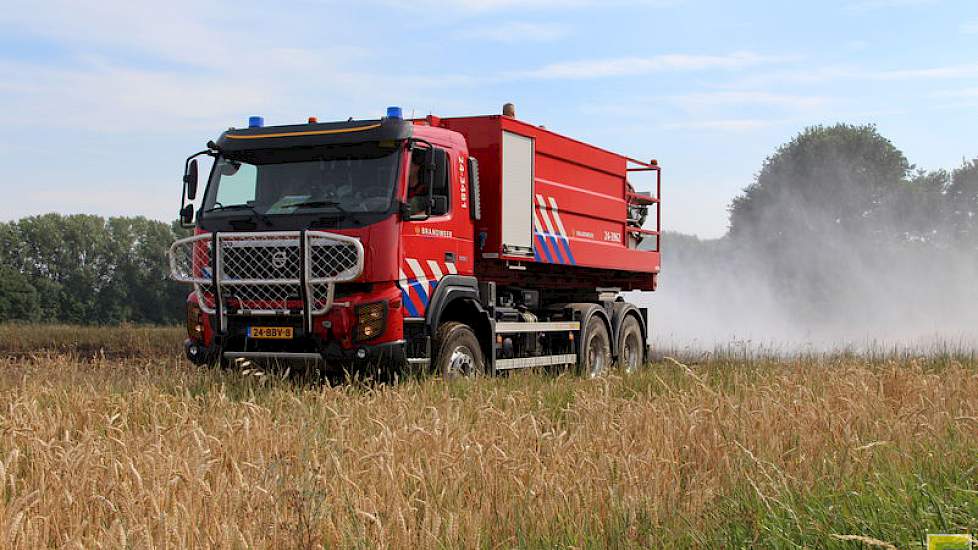 Aanpalende graanpercelen konden behouden blijven.