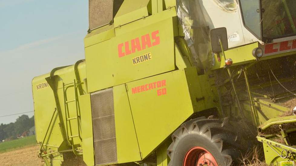 Een Mercator 60 van Claas. 'Het was in die tijd één van de kleinste combines', zegt vader Henk van der Struik.