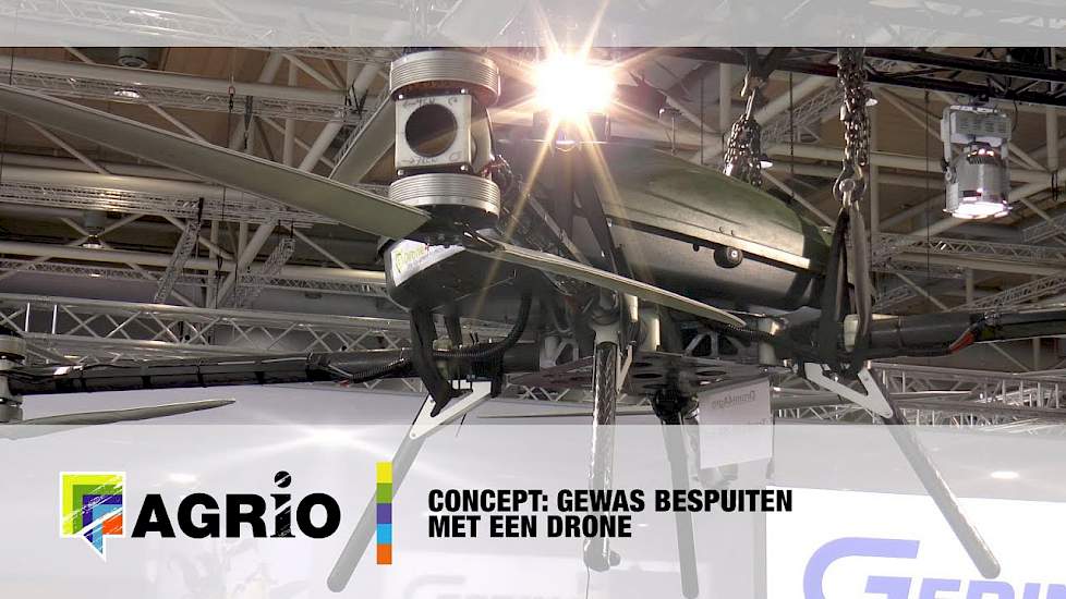 Drone4Agro lanceert megadrone voor spuiten en bemesten #Agritechnica2017 - www.akkerwijzer.nl