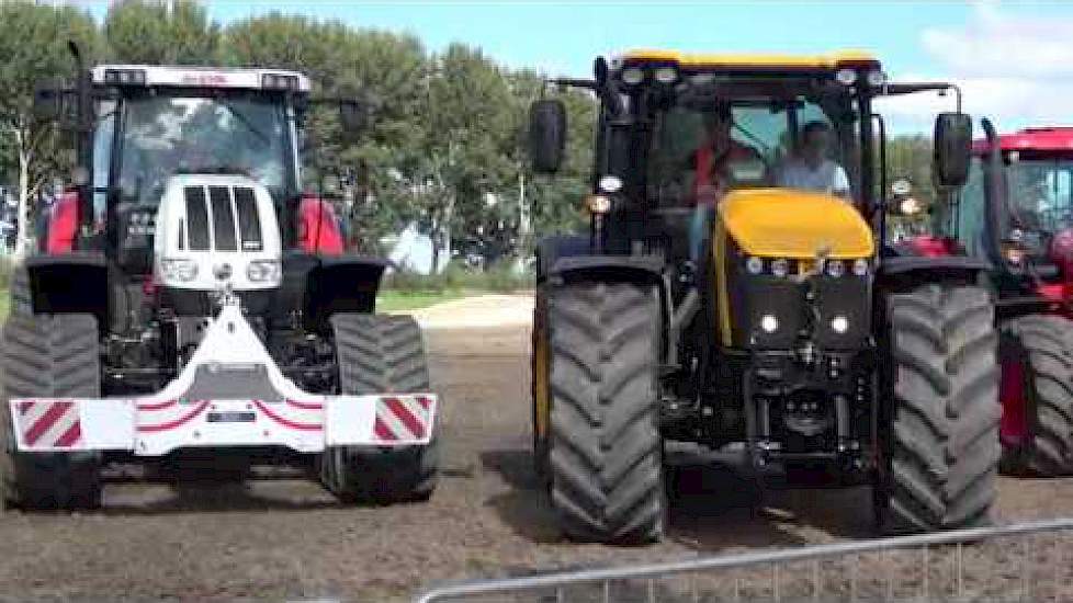 Actie op de demovelden bij Agrotechniek Holland 2018