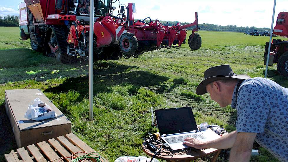 Kees Westerdijk van Aeres Hogeschool in Dronten constateert uit de metingen dat met name in de diepere lagen verdichting ontstaat door de zwaarte van de machines. Zelfs in de grond tussen de contactvlakken van de banden is daar sprake van.