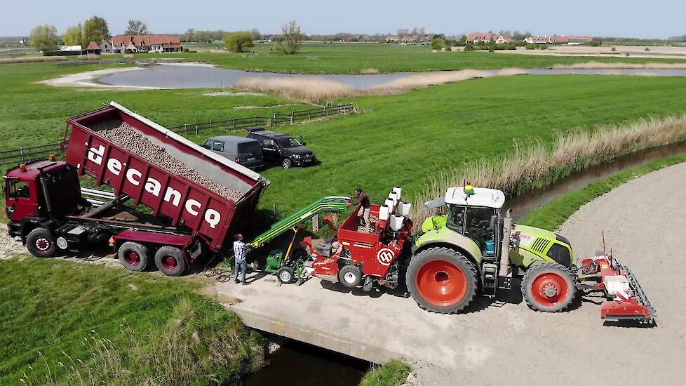 Maes Geert LGR aardappelen planten 2019