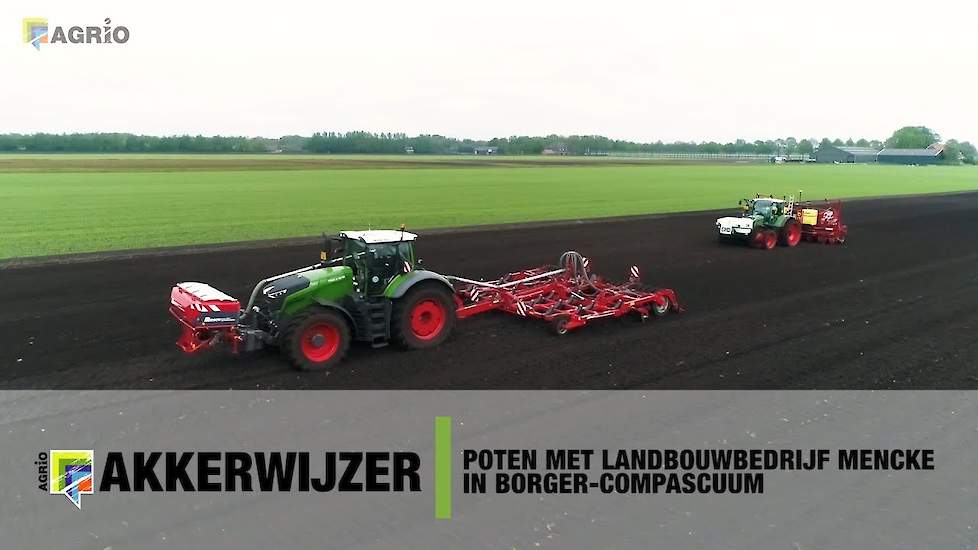 Poten met landbouwbedrijf Mencke in Borger-Compascuum