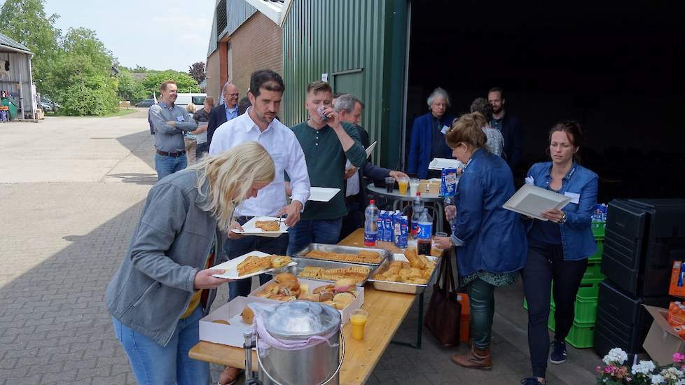 Ook de inwendige mens werd op deze zonnige Precisielandbouwdag zeker niet vergeten.