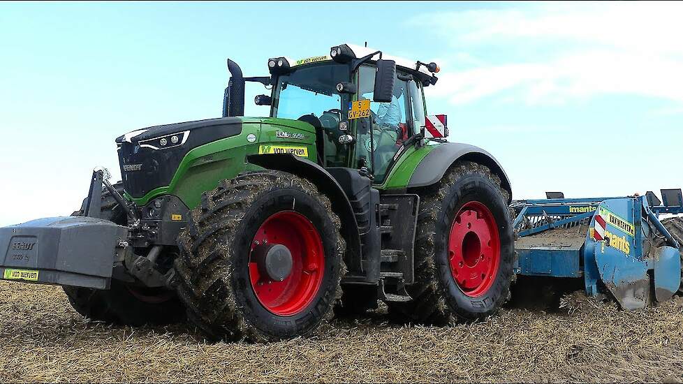 Diepspitten met Fendt 1050 en IMANTS 135 SX-310. Van Werven Oldebroek.