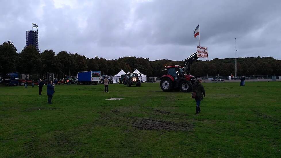 Trekkers op malieveld