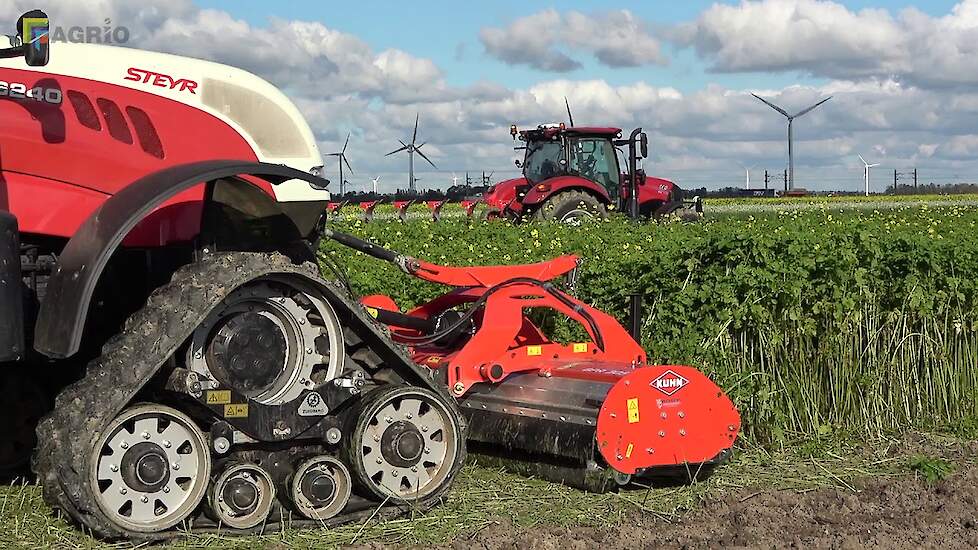 Uit de voor groenbemesters inwerken