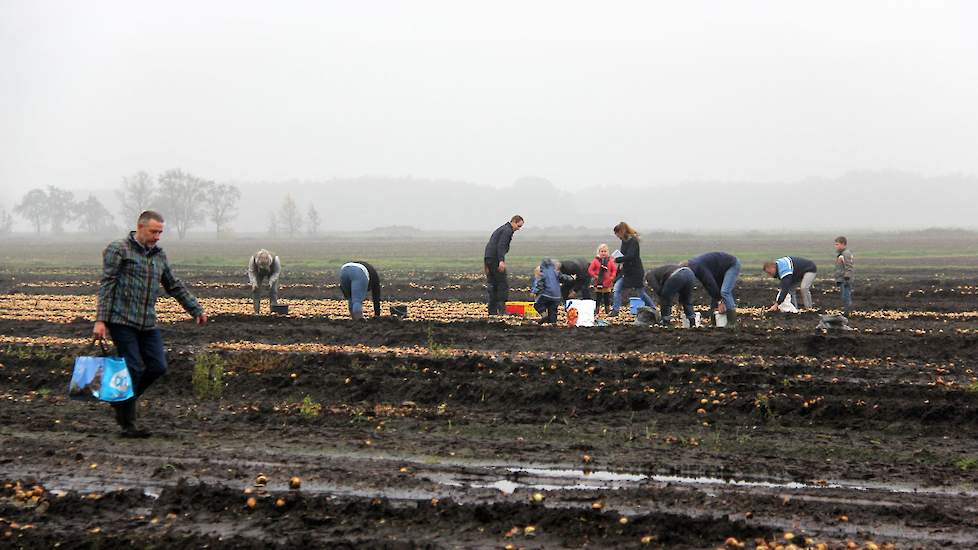 „Kijk mam, deze ui heeft worteltjes.” Een kleuter riep: „Oe, wat is die modder sterk.” Deze jeugd weet voor altijd waar uien vandaan komen.
