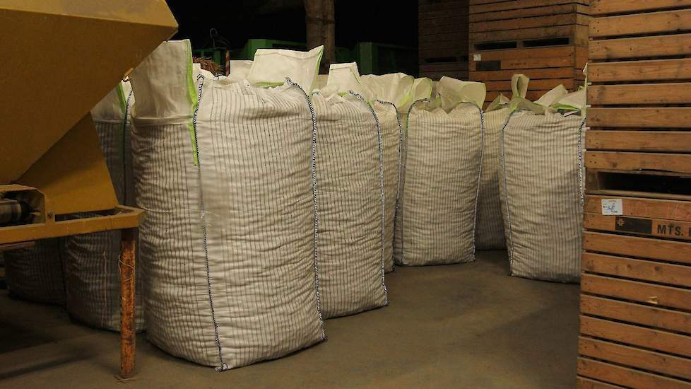Andere bigbags staan klaar voor het Verenigd Koninkrijk.