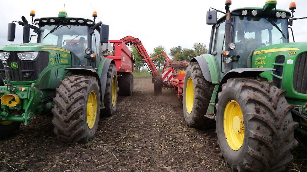 De hectareopbrengsten van de zetmeelaardappelen zijn beter dan in de afgelopen twee jaar.