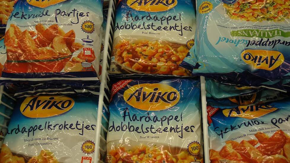 Bevroren frites en aardappelproducten