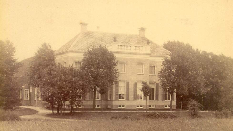De boerderij van Ten Have rond 1890.