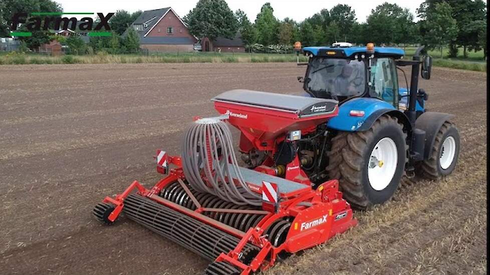 Primeur: Farmax Ringseeder | Gras zaaien in de stoppel
