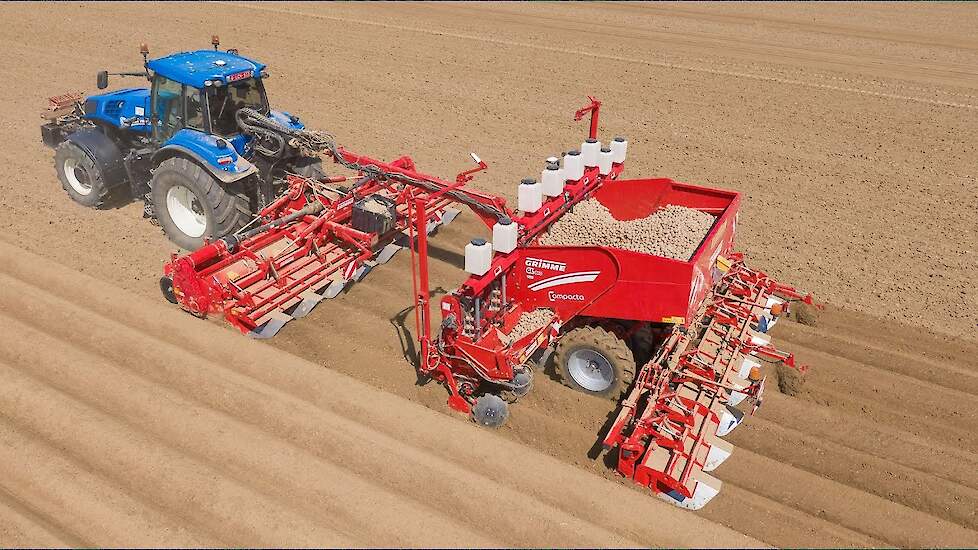 XXL Aardappelen poten | Grimme GL860 Compacta | New Holland T8.390 | Colsoul
