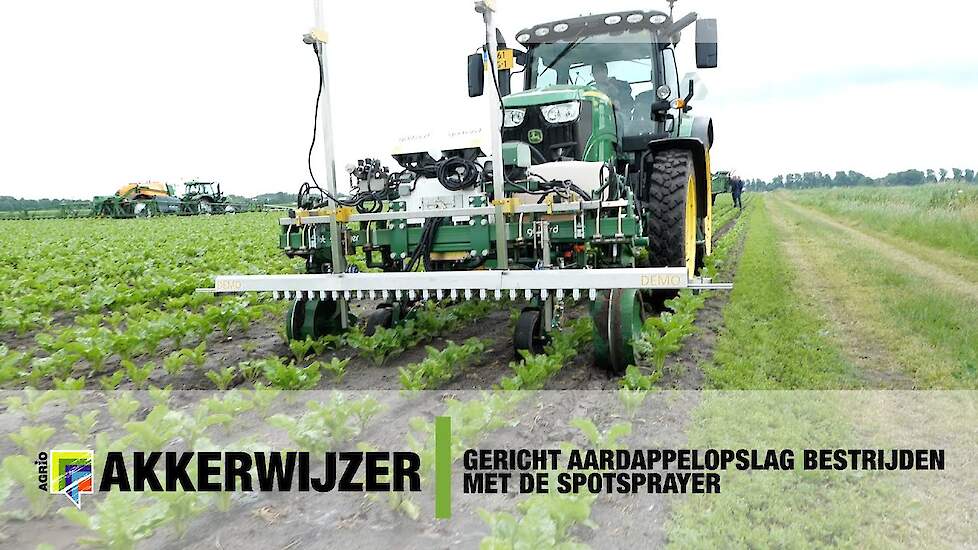 Plaatsspecifiek aardappelopslag bespuiten met de Spotsprayer