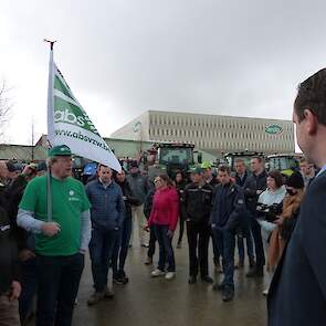 „Met deze actie willen we een krachtig signaal geven richting de afnemers”, zegt Danny Metsu, voorzitter ABS Ieper.