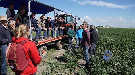 Robuuste aardappelrassen veldbezoek Kollumerwaard