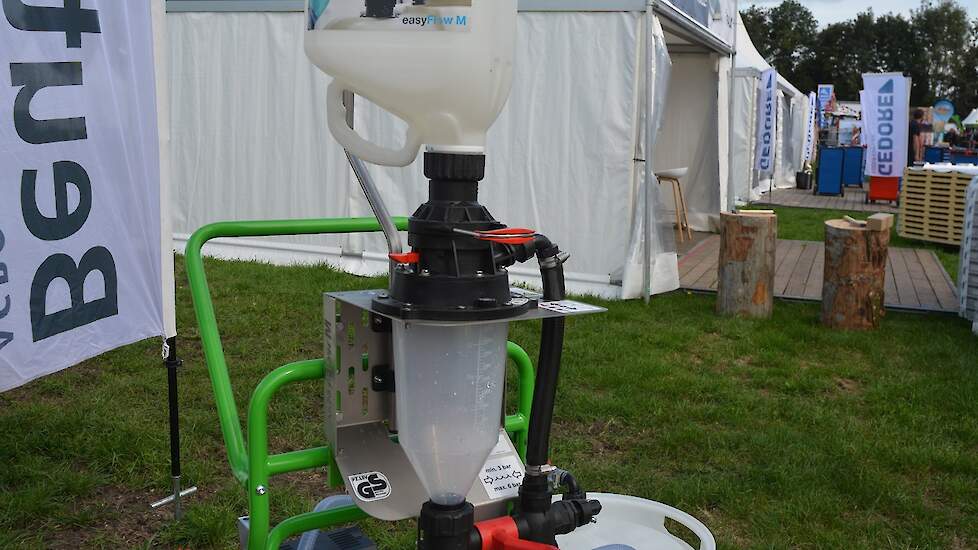 Een demo-model van de Easyflow op de ATH.