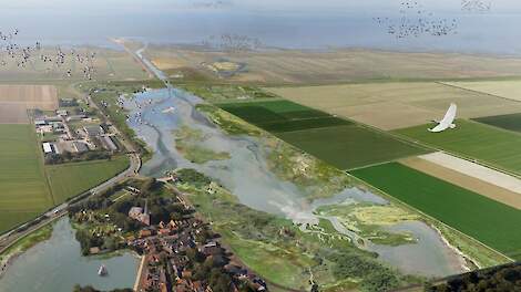 Impressie van Holwerd aan Zee.
