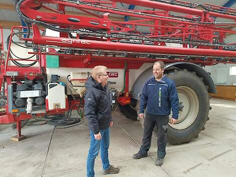Technical Crop Manager Marcel van Doorne van UPL Benelux & Mark Karstenberg.