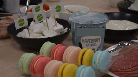 Eiwitten en zetmeel, afkomstig uit Veenkoloniale aardappelen, kunnen worden gebruikt als grondstof voor onder meer vegapaté, macarons en Griekse yoghurt.