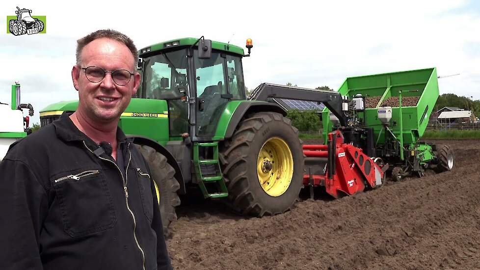 John Deere 7810, Boma-trekboom, Farmax en Structural maakt samen all-in-one pootcombinatie