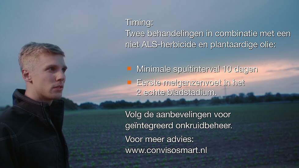 Handleiding herbicide toepassing CONVISO® ONE onderdeel van het Conviso® SMART systeem.