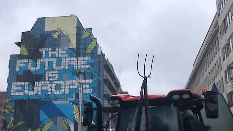 Protest in Brussel.