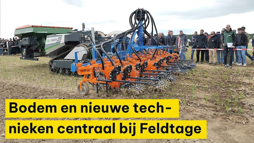 Bodem en nieuwe technieken in de praktijk centraal bij DLG Feldtage