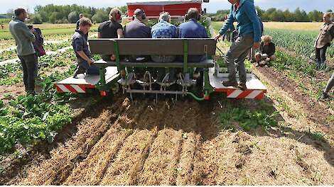 Primeur op Biovelddag: MulchTec Planter maakt telen in mulch mogelijk