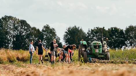 21.500 kilo aardappels gerooid tijdens vijfde Nationale Aardappelrooidag