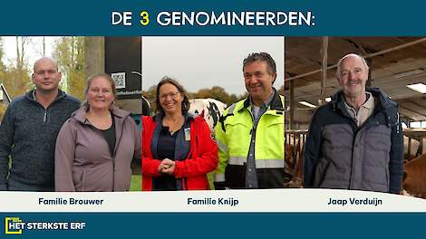 De kanshebbers voor de titel Het Sterkste Erf van 2025 zijn bekend