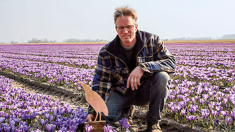 Oogsten van een gewasdiverse akker